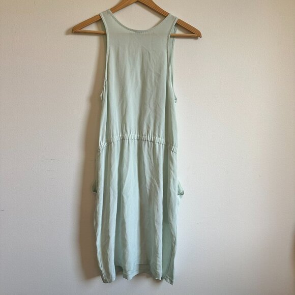 ๐ฟ Wilfred 100% Silk Dress โ Size 6 โ Soft Mint Green - Picture 4 of 8